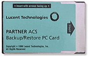 Avaya Partner ACS Back-Up Restore Card 1326-001 Avaya Partner ACS Back-Up Restore Card 1326-001